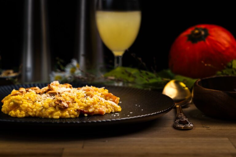 Risotto cremoso alla zucca