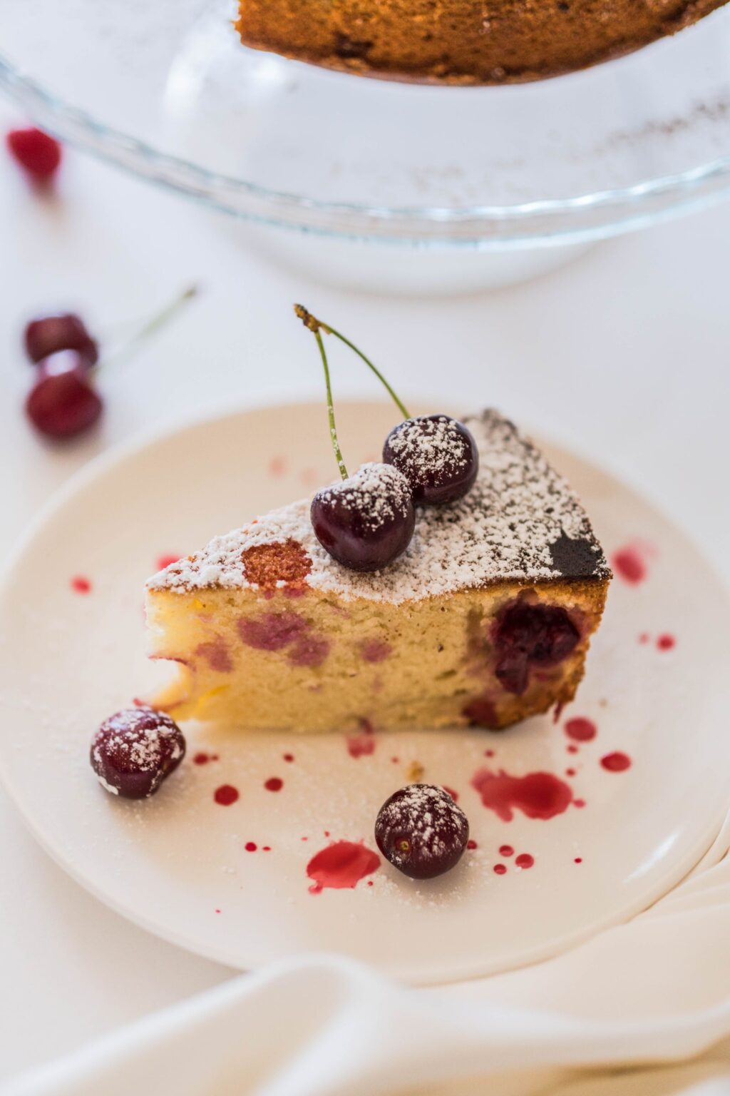 Fetta di torta allo yogurt